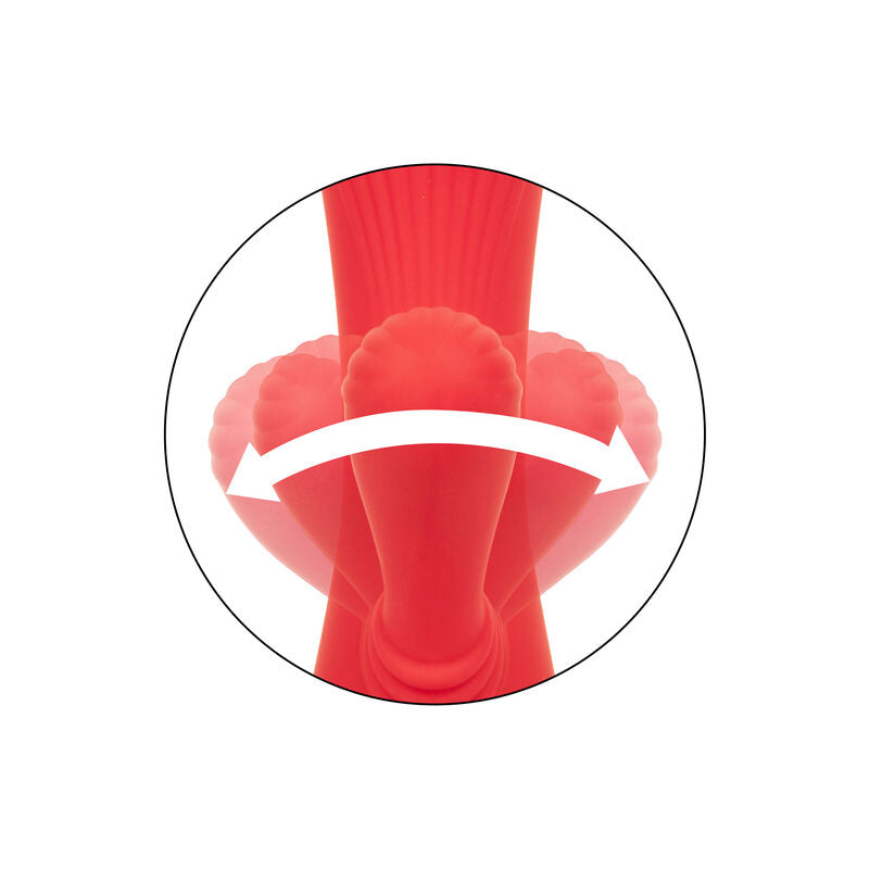 CALEXOTICS Palisades Passion Red – Vibratore ricaricabile con design ergonomico