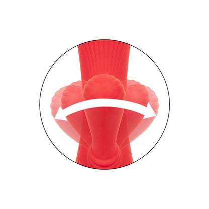 CALEXOTICS Palisades Passion Red – Vibratore ricaricabile con design ergonomico