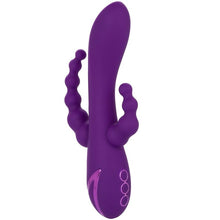 Comprar CALEXOTICS Long Beach Bootylicious Purple – Masajeador Con Diseño Curvado Para Placer Potente-Noxtic
