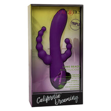 Comprar CALEXOTICS Long Beach Bootylicious Purple – Masajeador Con Diseño Curvado Para Placer Potente-Noxtic