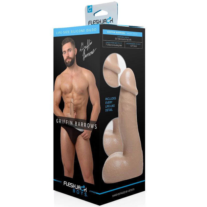 Comprar Fleshjack Griffin Barrows Dildo 18 Cm – Diseño Auténtico Para Placer Personal-Noxtic
