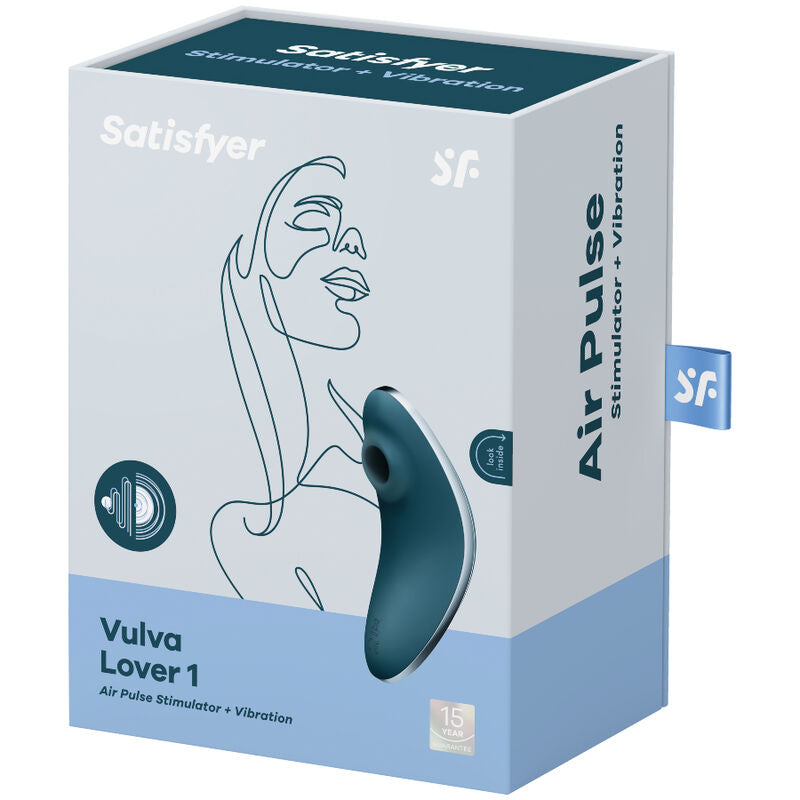 Satisfyer Vulva Lover 1 Azul – Estimulador Ergonómico Para Placer Sensible