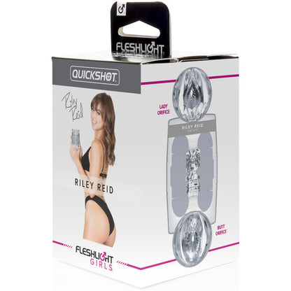 FLESHLIGHT Quickshot Riley Reid Compact Utopia – Giocattolo erotico compatto dal design elegante e funzionale