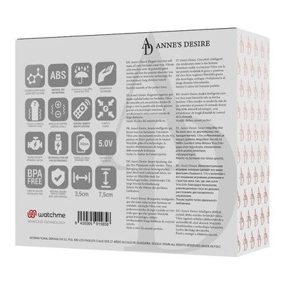 ANNE'S DESIRE Huevo Control Remoto Negro – Innovadora Tecnología Con Conexión App