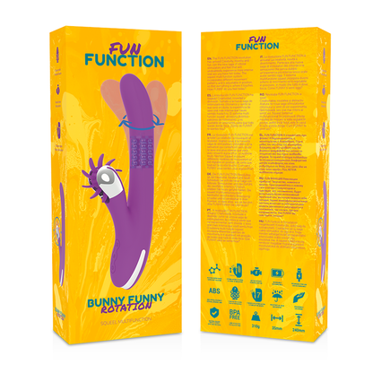 FUN FUNCTION Bunny Funny Rotation 2.0 – Estimulador Clitoriano Con Patrones De Movimiento Innovadores