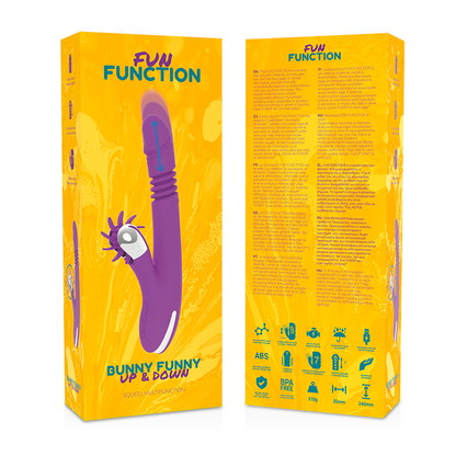 FUN FUNCTION Bunny Funny Up And Down 2.0 – Estimulador Clitoriano Con Múltiples Patrones De Movimiento