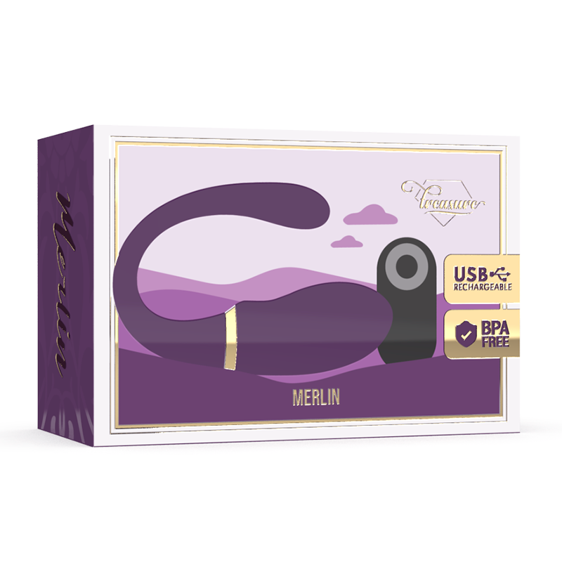 Comprar TREASURE Merlin Doble Vibrador Con Control Remoto – Diseño Ergonómico Para Placer Compartido-Noxtic