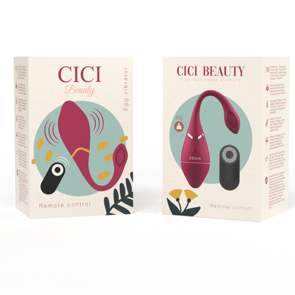 CICI BEAUTY Uovo vibrante in silicone premium – Stimolatore ricaricabile con telecomando per un piacere personalizzato