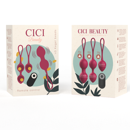 Comprar CICI Beauty Bolas Chinas De Silicona Premium – Estimulación Con Control Remoto Para Entrenamiento Del Suelo Pélvico-Noxtic