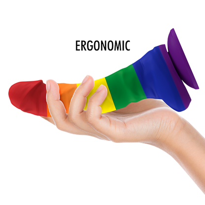 MYTHOLOGY Corey Pride Dildo L – Silicone medico con design vibrante e colorato