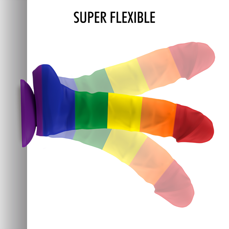 MYTHOLOGY Corey Pride Dildo L – Silicone medico con design vibrante e colorato