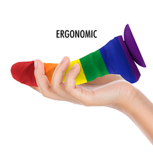 MYTHOLOGY Corey Pride Dildo M – Silicona Médica Para Una Experiencia Segura y Colorida