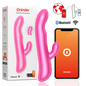 Comprar Oninder Oslo Vibración Y Rotación Rosa – Vibrador Recargable Con Control Desde Aplicación-Noxtic