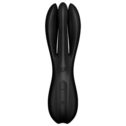 Satisfyer Threesome 2 Nero – Vibratore ricaricabile con design ergonomico per un piacere migliorato