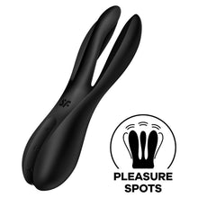 Comprar Satisfyer Threesome 2 Negro – Vibrador Recargable Con Diseño Ergonómico Para Placer Elevado-Noxtic