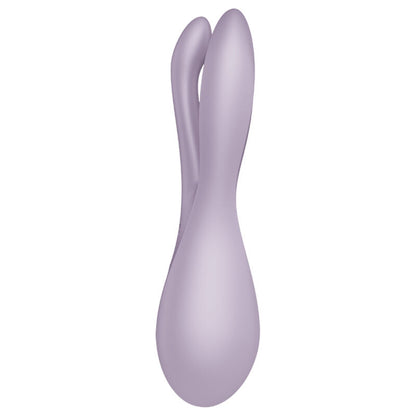 Satisfyer Threesome 2 Nero – Vibratore ricaricabile con design ergonomico per un piacere migliorato
