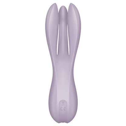 Satisfyer Threesome 2 Nero – Vibratore ricaricabile con design ergonomico per un piacere migliorato