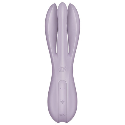Satisfyer Threesome 2 Nero – Vibratore ricaricabile con design ergonomico per un piacere migliorato