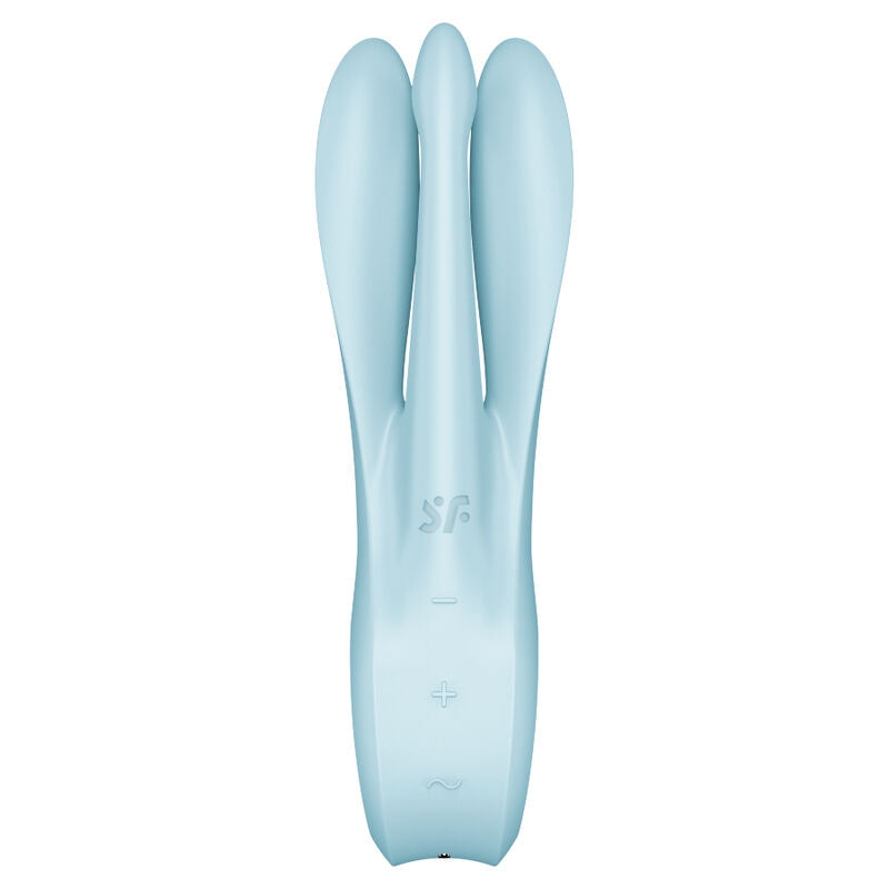 Satisfyer Threesome 1 Vibratore Blu – Vibratore ricaricabile con design ergonomico