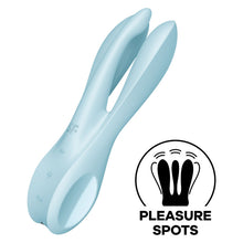 Comprar Satisfyer Threesome 1 Vibrador Azul – Vibrador Recargable Con Diseño Ergonómico-Noxtic