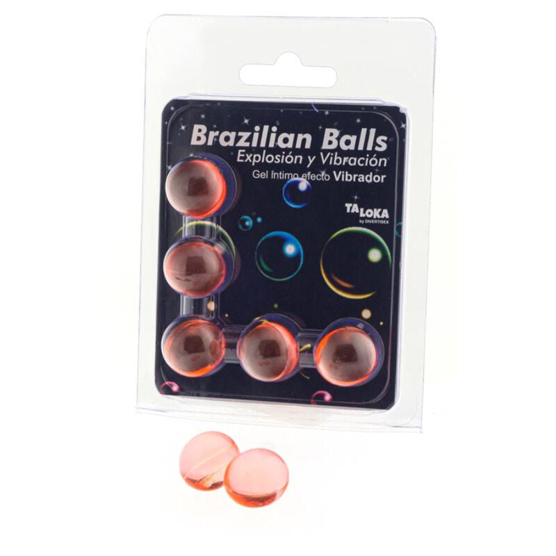 Comprar TALOKA Gel Excitante Con Bolas Brasileñas – Estimulación Sensorial Con Efecto Vibrante-Noxtic