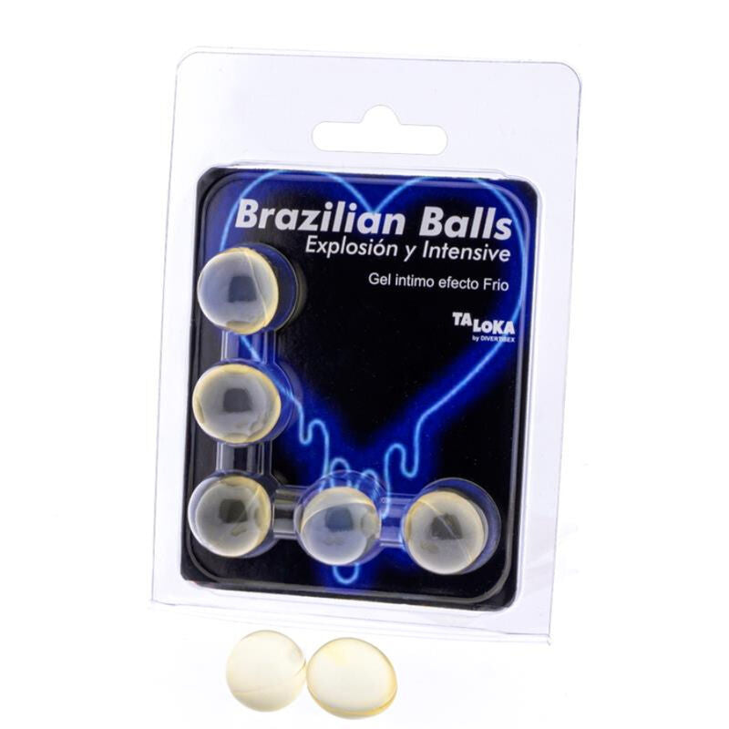 Comprar TALOKA Gel Excitante Con 5 Bolas Brasileñas – Efecto Frío Para Una Experiencia Sensorial Única-Noxtic