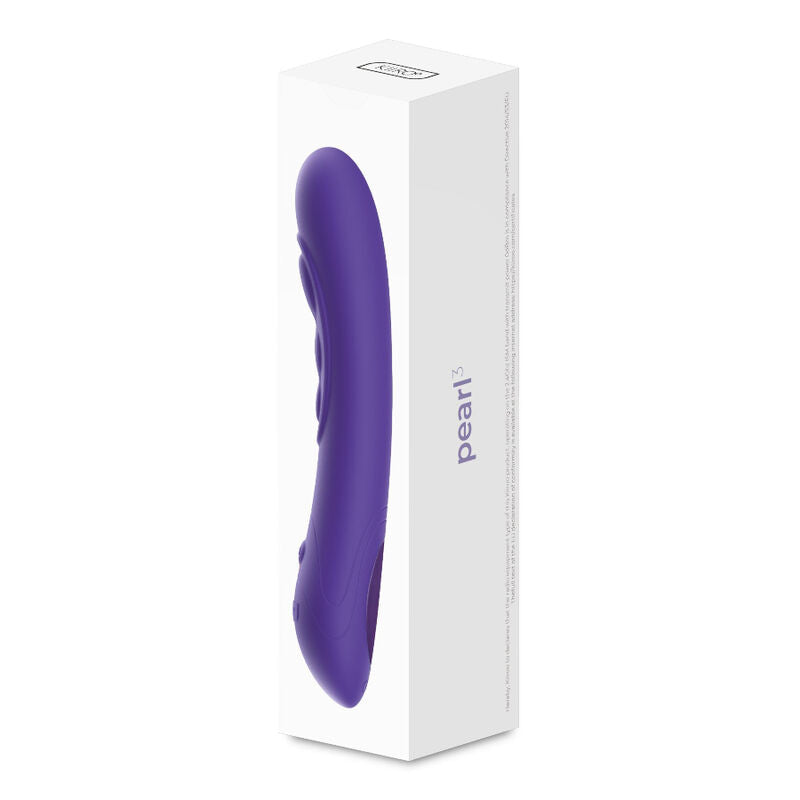 KIIROO Pearl 3 Viola – Vibratore ricaricabile con design curvo per il piacere personale