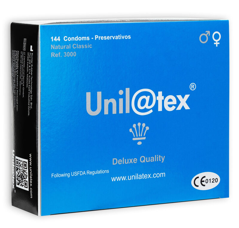 Comprar UNILATEX Preservativos Naturales 144 Uds – Calidad Y Seguridad Para Una Experiencia Confiable-PRESERVATIVOS-Noxtic