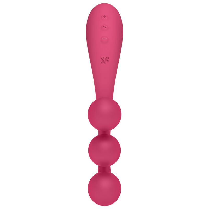 Satisfyer Tri Ball 1 Rosso – Multivibratore con stimolazione simultanea di più aree