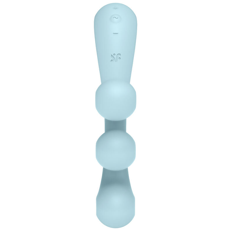 Comprar Satisfyer Tri Ball 2 Multi Vibrador Azul – Estimulador Recargable Con Diseño Innovador Para Placer Múltiple-Noxtic