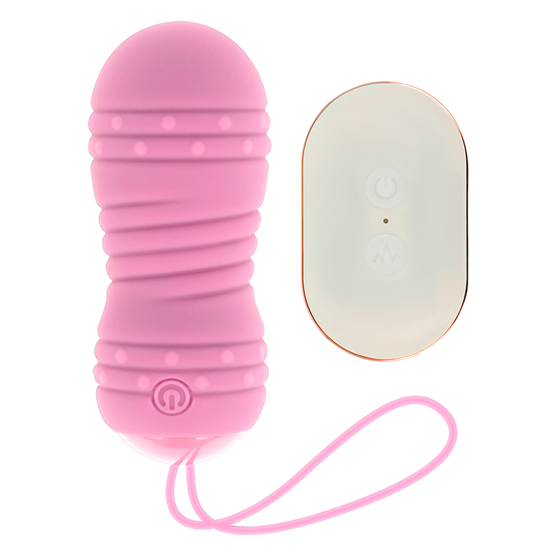 Uovo telecomandato rosa OHMAMA – Sex toy con 7 modalità di rotazione per un piacere condiviso