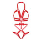 Comprar LEG AVENUE Kink Teddy Rojo – Diseño Sofisticado Con Detalles De Tachuelas-Noxtic