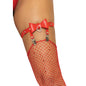 Comprar LEG AVENUE Liguero Alto De Cuero Vegano Talla Única Rojo – Diseño Sofisticado Para Estilo Y Comodidad-Noxtic