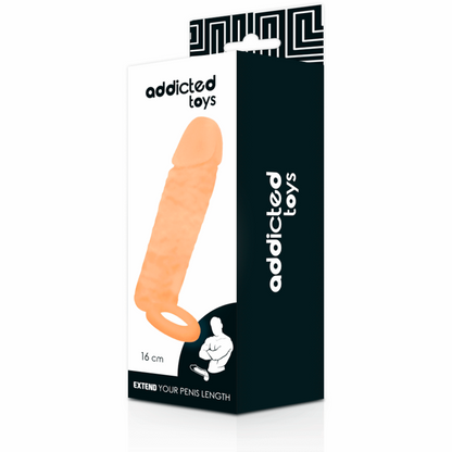 Comprar ADDICTED TOYS Extensión 16 CM – Funda Suave Con Acabado Realístico Para Mayor Comodidad-Noxtic
