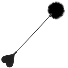Comprar DARKNESS Fusta Con Pluma Negra 40 Cm – Estimulador Doble Cara Para Nuevas Experiencias-Noxtic