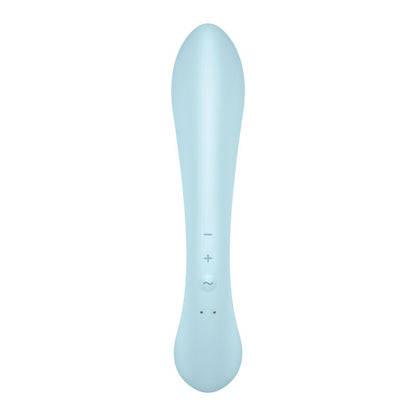 SATISFYER - TRIPLE OH BLUE HYBRID VIBRATOR