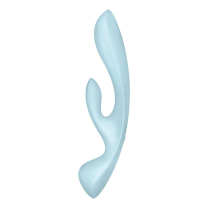 Comprar Satisfyer Triple Oh Vibrador Híbrido Azul – Diseño Ergonómico Para Una Experiencia Sensorial Única-Noxtic
