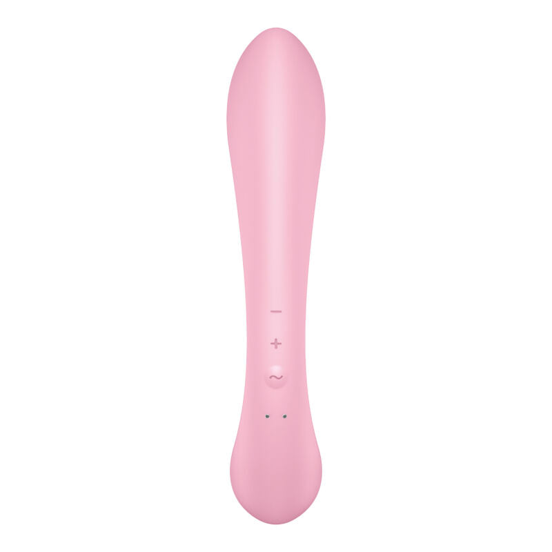 SATISFYER - TRIPLE OH BLUE HYBRID VIBRATOR