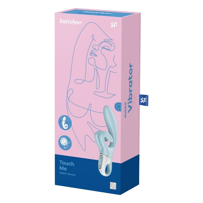 Vibratore Satisfyer Touch Me Rabbit Rosso – Design ergonomico con molteplici funzioni di stimolazione