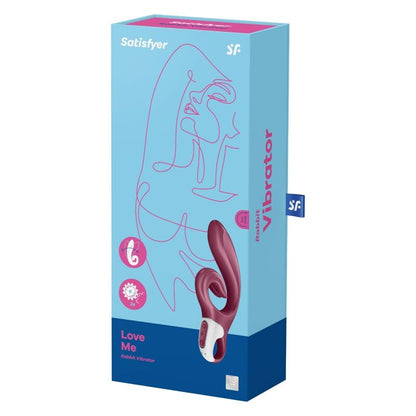 Satisfyer Love Me Rabbit Vibrator Blu – Doppia stimolazione con design ergonomico