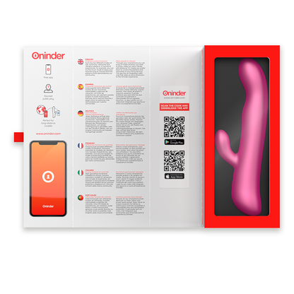 Oninder Oslo Vibration and Rotation Rosa – Vibratore ricaricabile con controllo tramite app