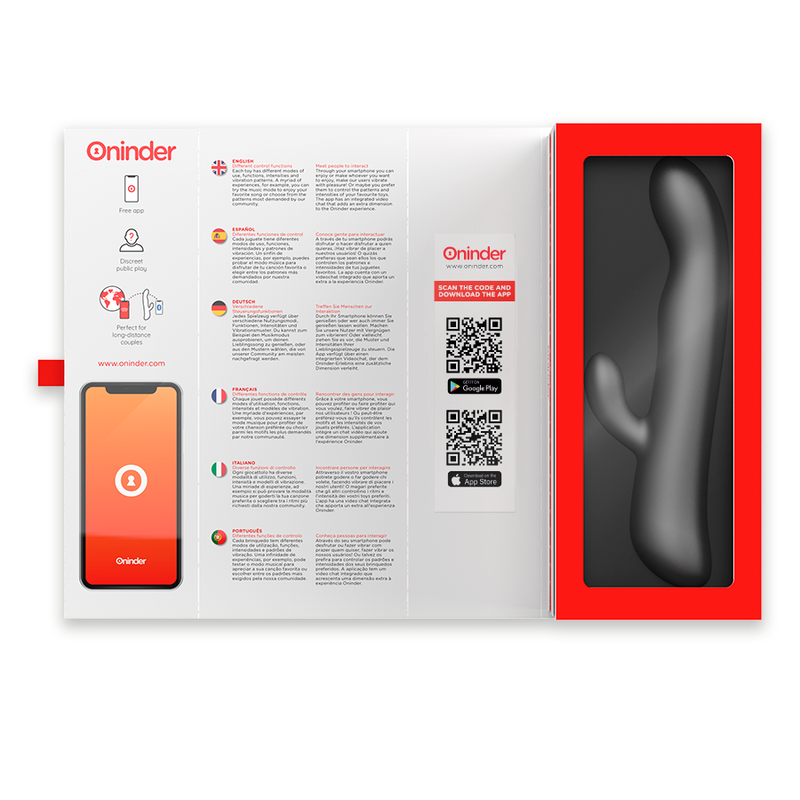 Oninder Oslo Vibration and Rotation Rosa – Vibratore ricaricabile con controllo tramite app