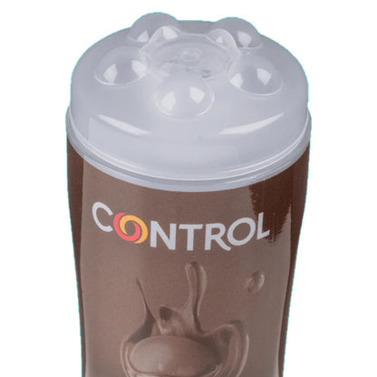 CONTROL Gel da massaggio 3 in 1 al cioccolato e bolle 200 ml – Gel ultra sensoriale con un aroma squisito per momenti speciali