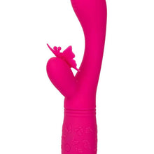 CALEXOTICS Butterfly Kiss Flutter Rosa – Vibrador Recargable Con Diseño Elegante Para Placer Intimo