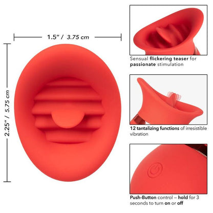 Calexotics French Kiss Sweet Talker – Juguete Erótico Compacto Para Placer Sensorial