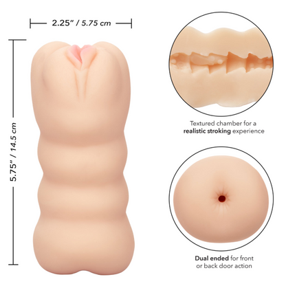 CALEXOTICS Cheap Thrills The Three Way – Juguete Erótico Con Diseño Dual Para Autoexploración Innovadora