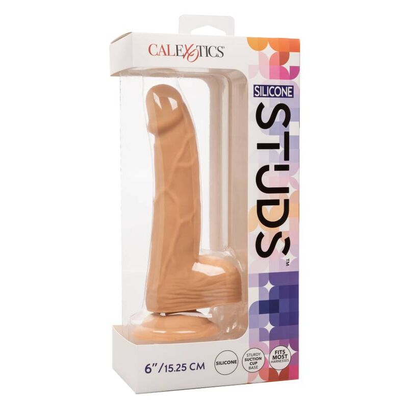 CALEXOTICS Borchie in Silicone 15,24 cm Pelle – Giocattolo sessuale in silicone medico con design ergonomico