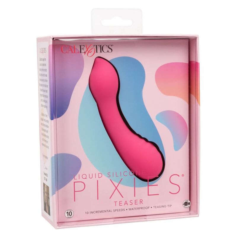 CALEXOTICS Pixies Teaser Rosa – Estimulador Ergonómico De Silicona Médica Para Placer Intenso