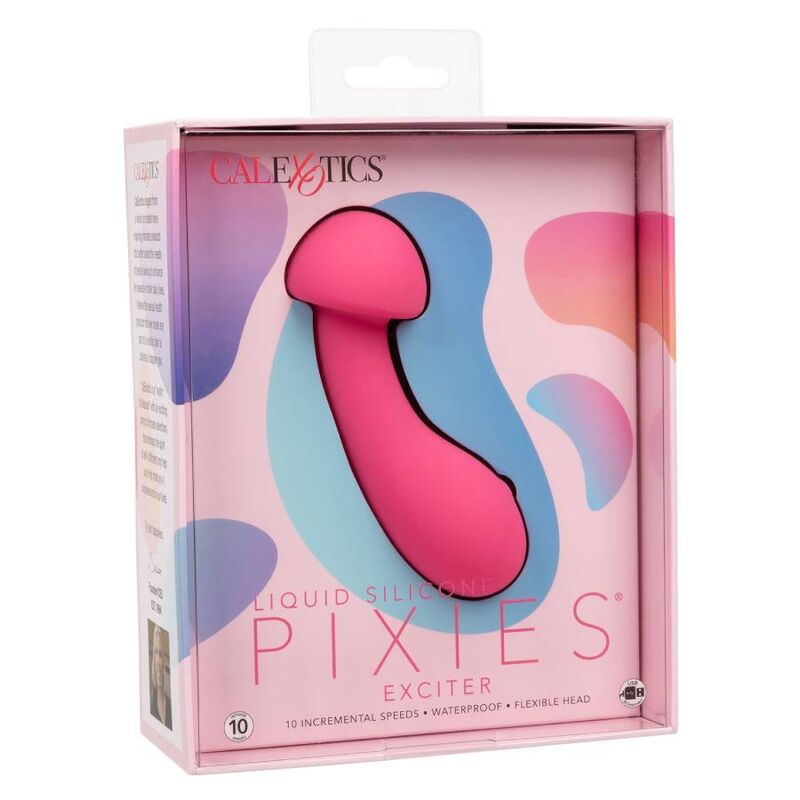 CALEXOTICS Pixies Exciter Rosa – Vibrador Recargable Con 10 Velocidades De Vibración