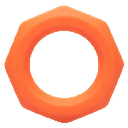 Comprar CALEXOTICS Alpha Sexagon Ring Naranja – Juguete Con Diseño Hexagonal De Silicona Ultra Elástica-Noxtic